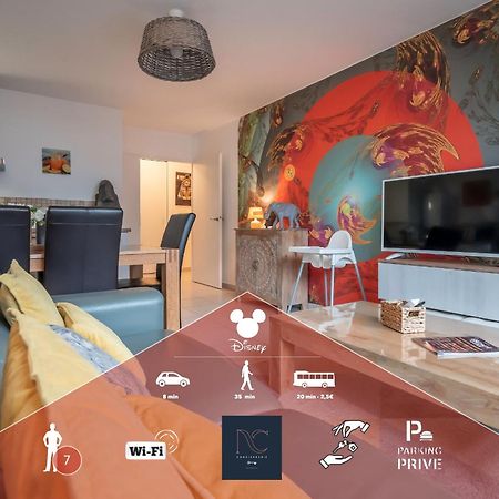 *Disneyland-Paris* 7Pers, Wifi, Parking, Netflix Montevrain Exterior photo